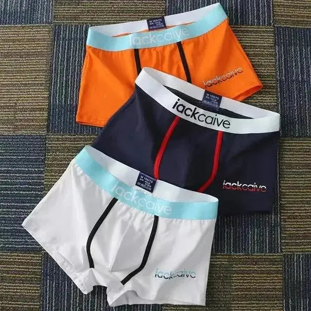 3er-Pack Herren Slips Baumwolle Herren Unterwäsche Boxershorts Atmungsaktive Herren Boxershorts Bedruckte Unterhosen Bequeme Shorts Herren Unterwäsche M-3XL