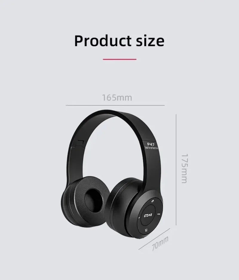 Lenovo Multifunktionaler tragbarer faltbarer kabelloser Bluetooth 5.0 Kopfhörer Für Bluetooth-Verbindung Kabelgebundene Verbindung