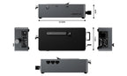 AOOSTAR AG02 eGPU-Dock mit Oculink- & USB4-Anschluss, 100W Rückwärtsladung, eingebautes 800W Netzteil, unterstützt TGX-Schnittstelle Hot-S