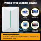 Retrobat & Playnite System HDD Retro-Spielekonsole für PS3/PS2/WIIU/WII/Switch/MAME 50+ Emulatoren 38293 Spiele & 42 AAA PC-Spiele für PC