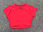 Hearuisavy Sommer Personalisierbare Sportshirts Workout Sportbekleidung Rückenloses Yoga-Kleidungsstück Brustpolster Sport Crop Tops Gym Top Damen