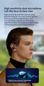 Kabellose Kopfhörer Bluetooth 5.3 Ohrhörer mit Mikrofon Einzelner In-Ear Sport Wasserdichte TWS Earbuds Bluetooth Freisprech-Headset