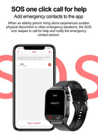 2026 Neue Pflegegrad-Harnsäure-Blutfettwerte Smartwatch Herren EKG+PPG Blutdruck Herzfrequenz Bluetooth Anruf Gesundheits-Smartwatch