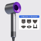 1600W Professioneller Haartrockner mit Negativ-Ionen, 220V, ohne Rotorblätter, Hochgeschwindigkeits-Haartrockner für den Haushalt, Salon-Stil-Werkzeug