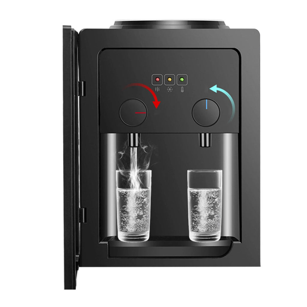 Desktop-Elektrowasserspender, separates Heiß- und Kaltwasser für Kaffee, Büro, 550 W, 85–95 ℃