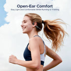 DOOGEE BoneBeat Run Knochenschall-Kopfhörer, kabellose Open-Ear-Sportkopfhörer, 10 Stunden Akkulaufzeit zum Laufen, Radfahren