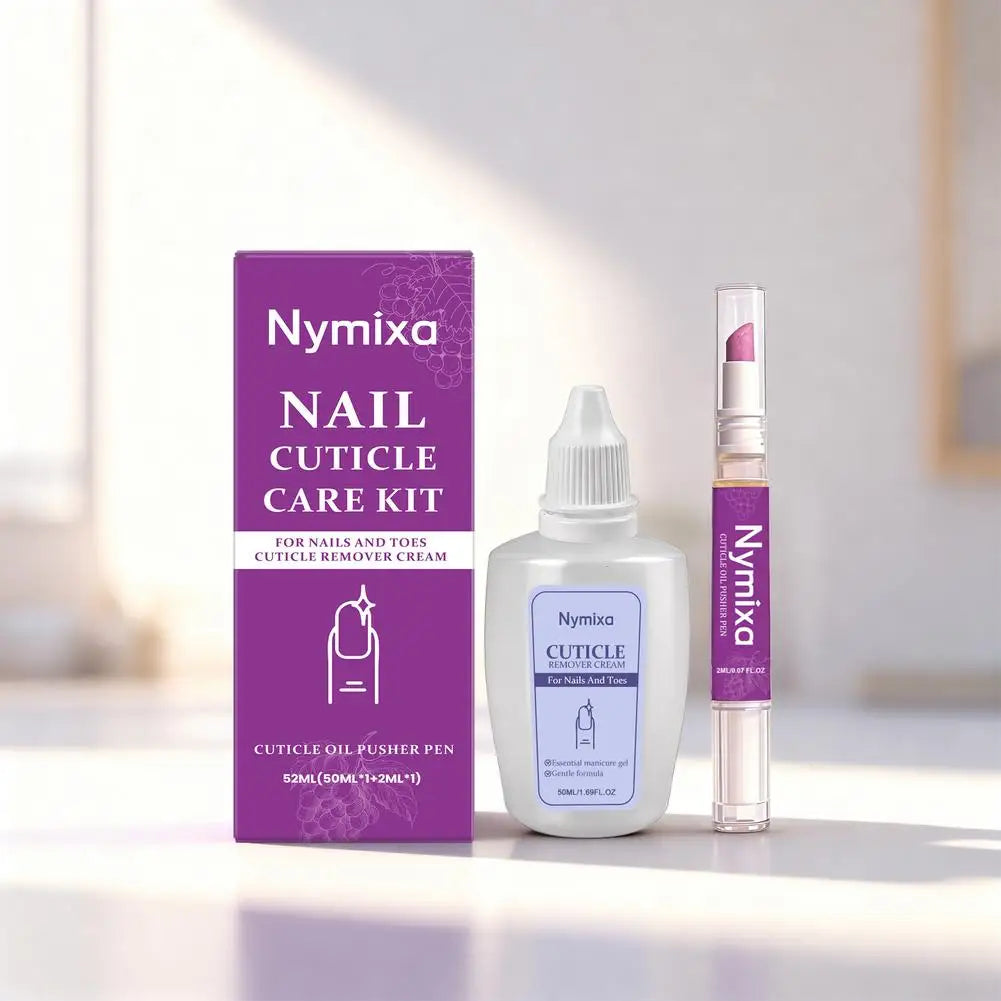 1/2er-Set Nagelhäutchenpflege-Kit, Nagelhaut-Erweichungsöl, Nagelhautentferner für Gel, überwachsene Nagelhaut erweichen, Peeling für Nägel