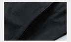 Windbreaker Herren Kapuzenjacke Reißverschluss Mantel Cargo Wasserdicht Schwarz Bomber Camping Loose Dünn Softshell Kapuzen-Wanderjacke