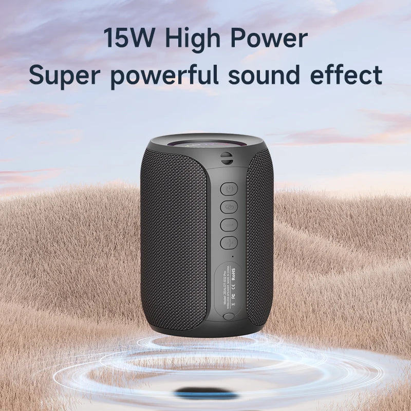 ZEALOT-S32PRO Tragbarer Bluetooth 5.2 Lautsprecher Outdoor Wasserdichter Kabelloser TWS Mini-Säulenlautsprecher Outdoor TF-Karten Boombox