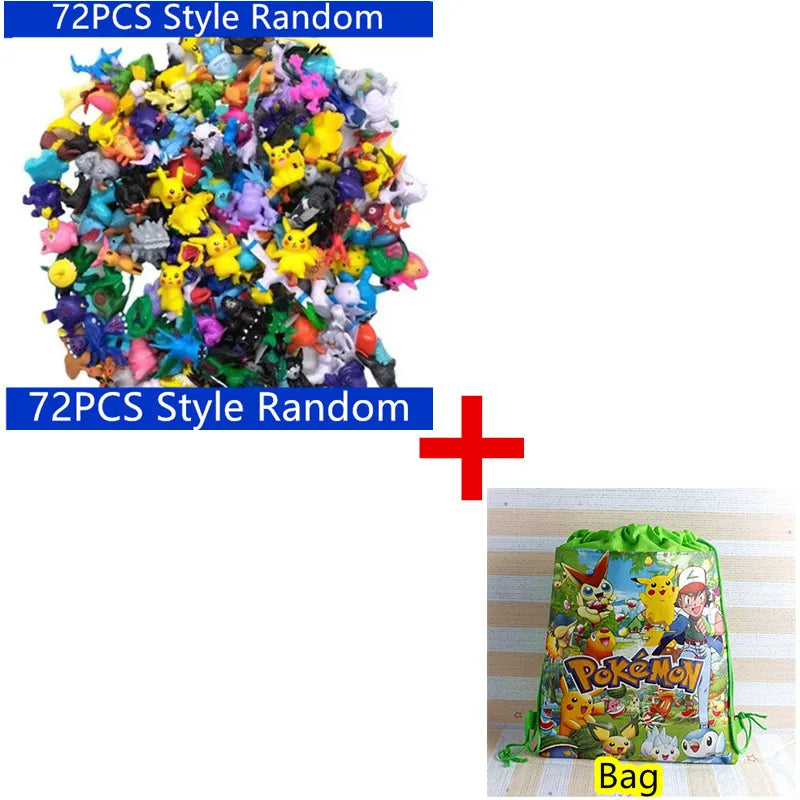 144 Anime Stil Actionfigur Modell Pokémon Figur Spielzeug Ornament Dekoration Sammlerstücke Spielzeug für Kinder Weihnachtsgeschenk