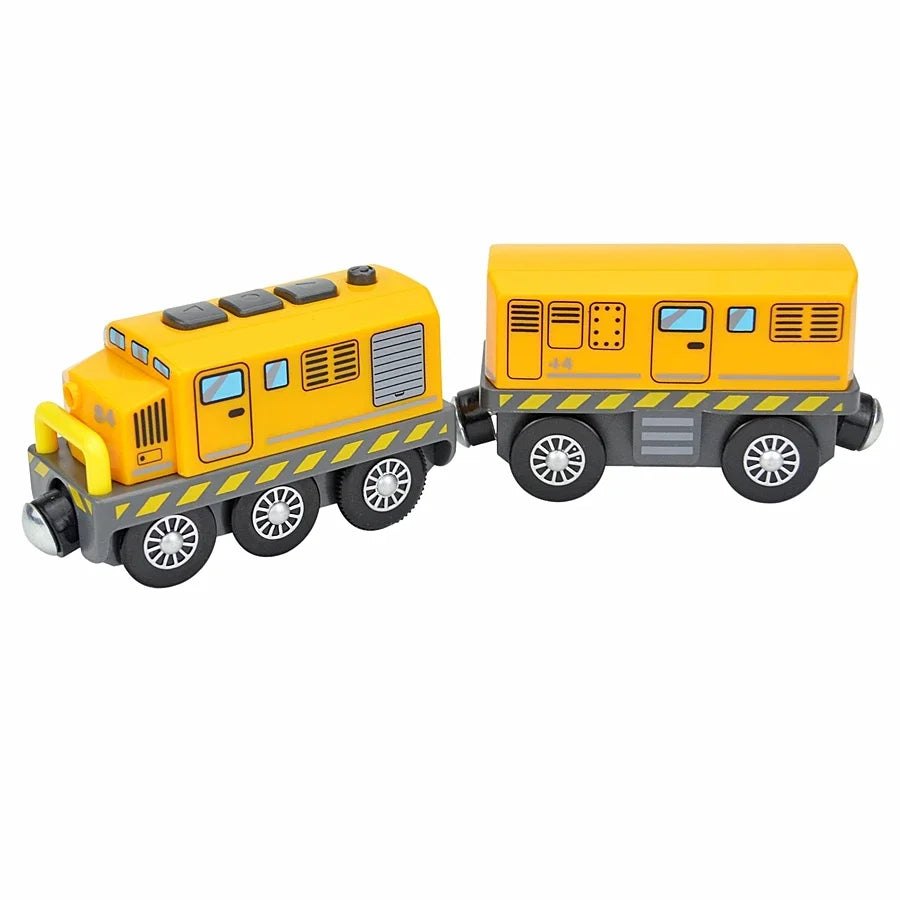 Lokomotive Magnetische Auto Elektrische Eisenbahn Spielzeug Passt Alle Marken Biro Holz Diecast Slot Eisenbahn Schienenbahn Lernspielzeug Für Kinder