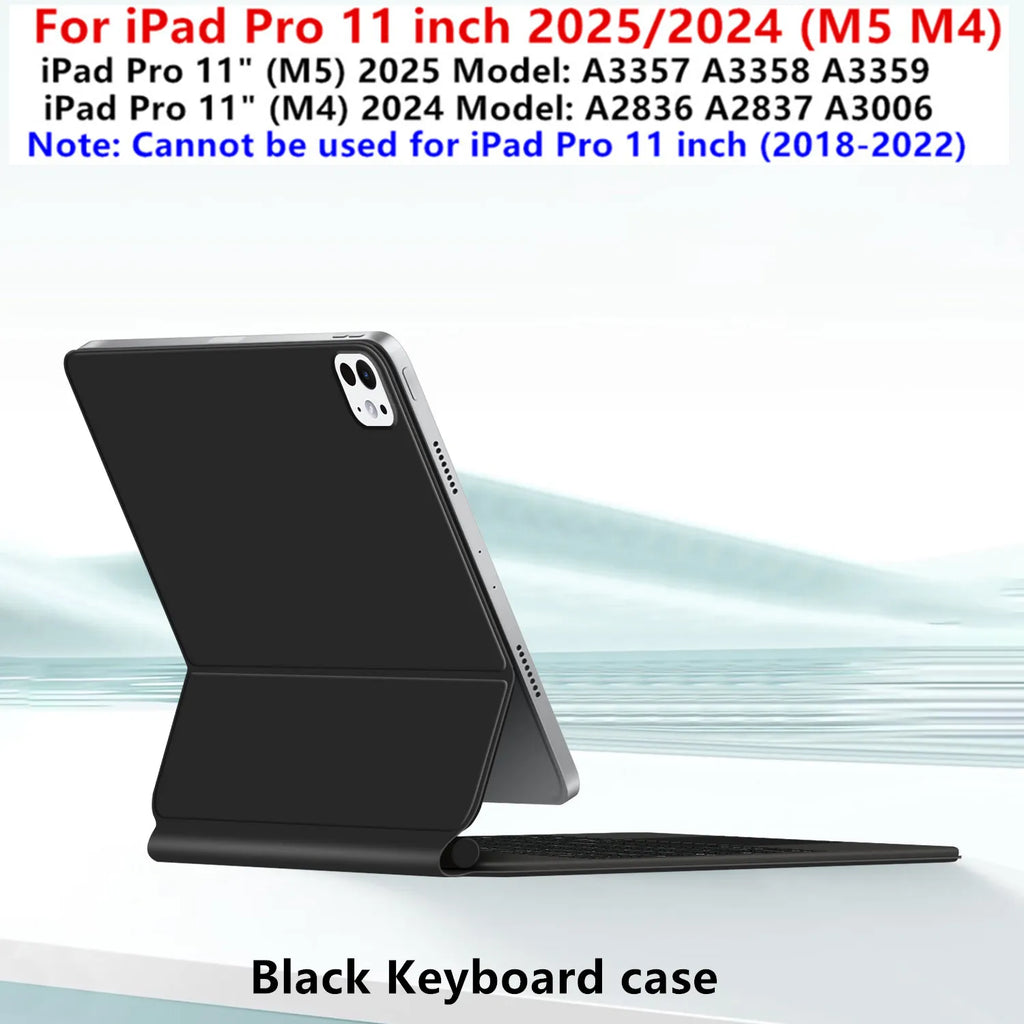 TouchPad Magic Keyboard für iPad Air 11 13 M4 2026 M3 M2 iPad 10 10. Gen. Air 4 5 6 iPad Pro 11 12,9 13'' M5 M4 Smart Cover Hintergrundbeleuchtung