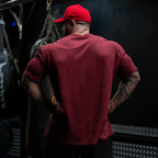 SILVERBACK Lockeres Herren-Baumwoll-T-Shirt Sommer Gym Fitness Rundhals Kurzarm Laufshirts Legere Premium Sportbekleidung