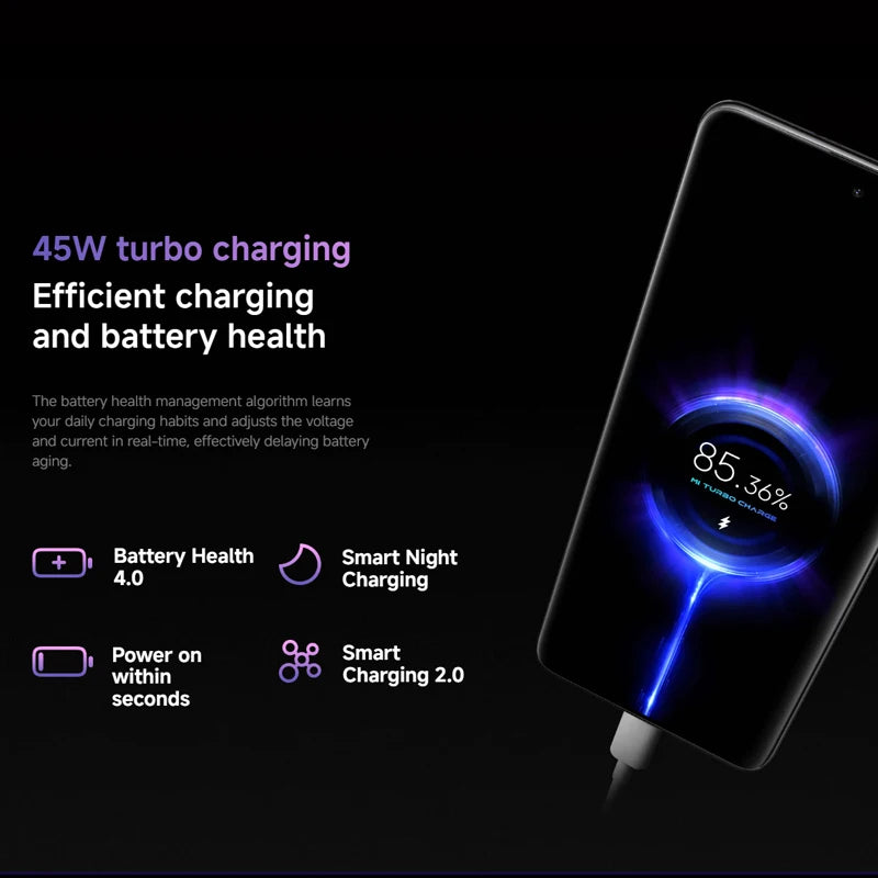 Xiaomi Redmi Note 14 Pro 5G NFC Smartphone MediaTek Dimension 7300-Ultra AMOLED Display 6,67 1,5 K 120 Hz 5110 mAh 200 MP Kamera