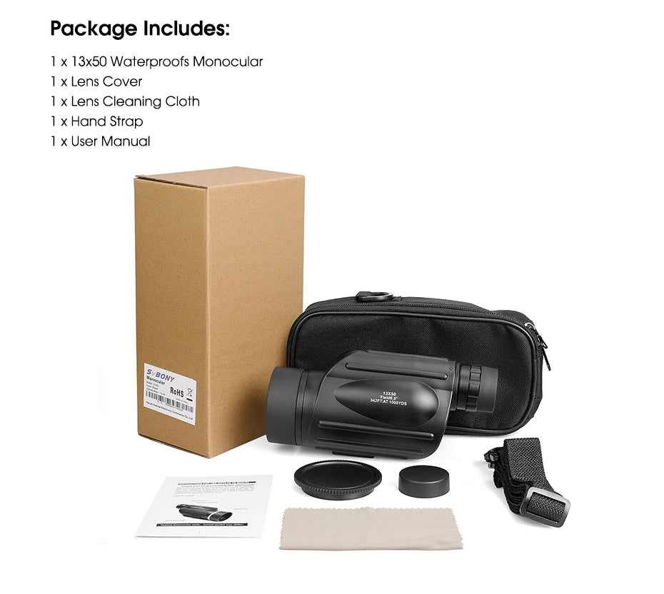 Svbony Telescope SV49 Monocular Powerful Professional Monoculars Waterproof Camping Equipment for Travel And Hunting
