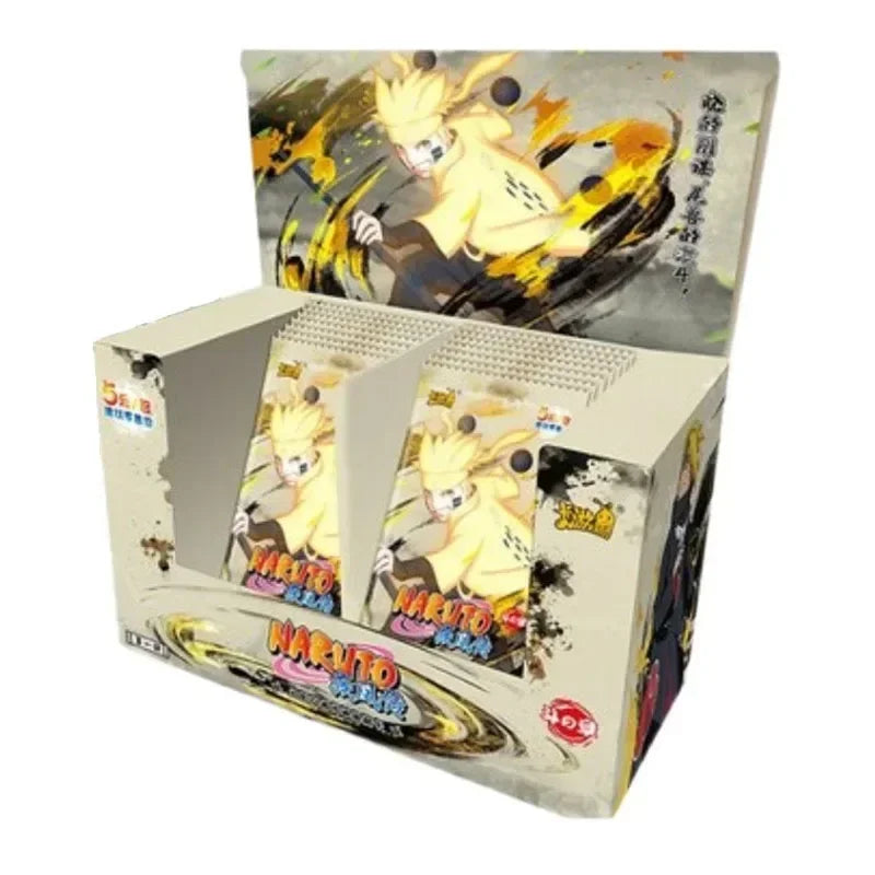 KAYOU Original Naruto-Kartenbox Anime-Figurenkarten-Boosterpack Sasuke-Sammelkarten-Spielzeug Weihnachtsgeburtstagsgeschenk für Kinder