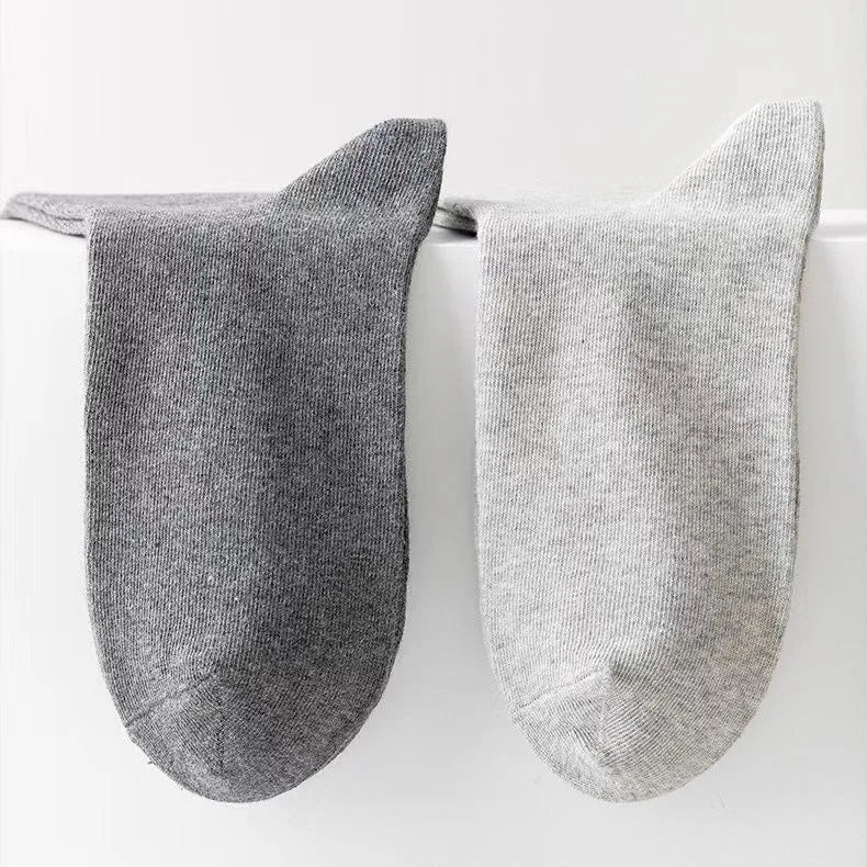20 Stück/Los Herren Socken aus reiner Baumwolle Übergröße Einfarbig Freizeit Business Lange Socken Atmungsaktive Weiche Herrensocken EU39-48