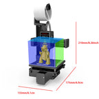 EasyThreed 3D-Drucker Einsteigermodell, kompatibel mit PLA- und TPU-1,75-mm-Filament, inklusive Netzadapter.