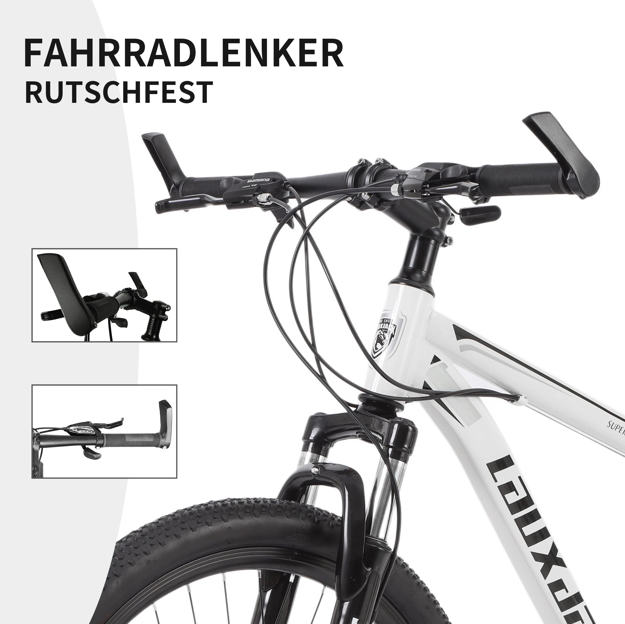 Vankel 27,5 Zoll Mountainbike für Erwachsene, 21-Gang-Schaltung, Dual-Scheibenbremsen, All-Terrain-Fahrrad für Herren & Damen Fahrradgeschenke
