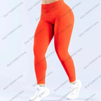 Damen High Waist Nahtlose Yoga Leggings Bauchkontrolle Po-Lifting Workout Hose Weiche Athletic Leggings für Fitnessstudio Fitness Laufen
