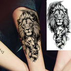 1 Blatt Kobra Schlange Drache Skorpion Temporäre Tattoos für Männer Frauen Wasserdicht Langlebig Löwe Tiger Wolf Fake Tattoo Aufkleber