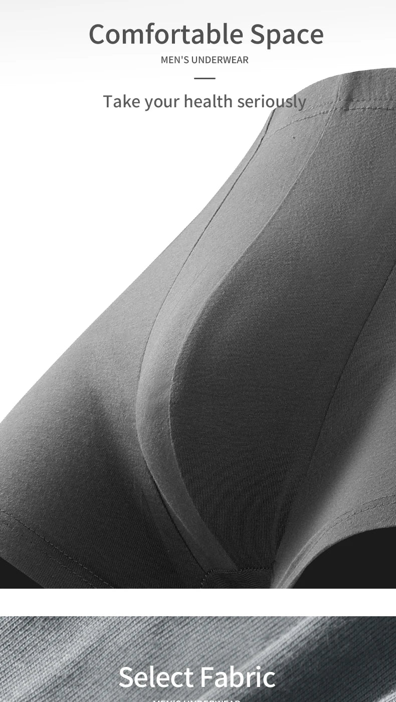 Herrenunterwäsche 100% Baumwolle Boxer Briefs Sommer Große Größe Dünne Atmungsaktive Komfort Unterwäsche Sport Jungen Boxer Briefs