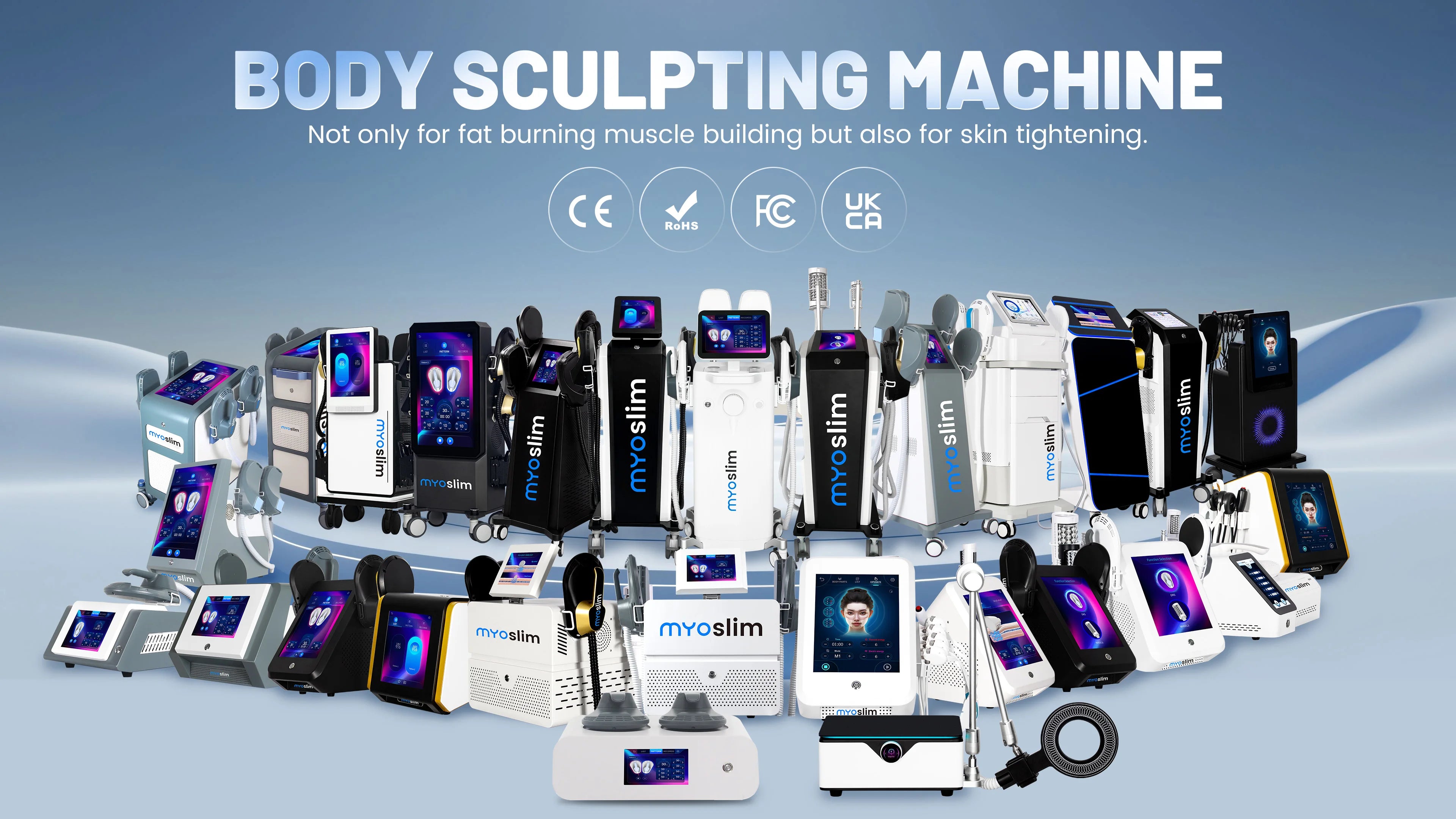 Neuestes Myoslim Neo RF EMS Body Sculpting Po-Lift EMS Gerät 6500W HI-EMT Muskelstimulator Körperformungs-Massagegerät