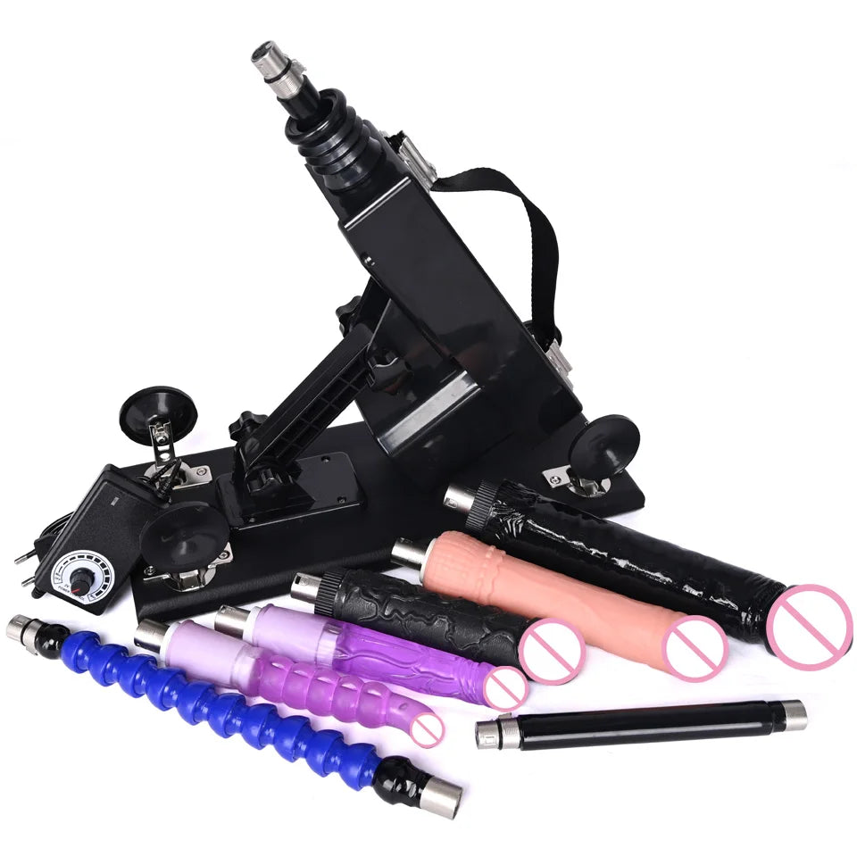 ROUGH BEAST Sexmaschine für Frauen und Männer mit Dildoaufsatz, automatische Masturbationsmaschine, 3XLR-Anschluss, Sexspielzeugprodukte