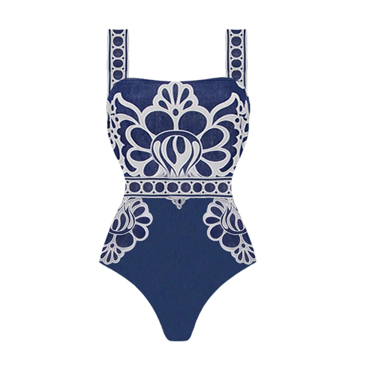 2tlg. bedruckter Badeanzug Damen Sexy Bademode Neuer Bikini mit langem Rock Damen Biquini Push Up Badeanzug Body Strandkleidung Strandtuch