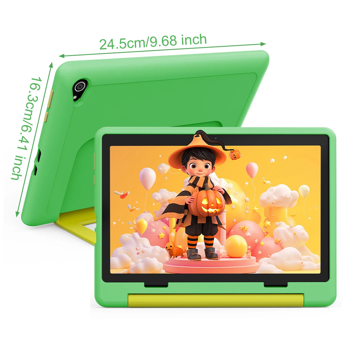 Kinder-Tablet 10 Zoll Android15 20GB RAM 64GB ROM 128GB erweiterbar 5000mAh 8-Core WiFi Bluetooth Kindergeschenk KIDOZ Kindersoftware