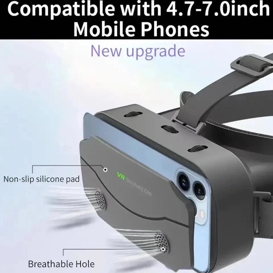 VR Brille 3D Virtual Reality Headset Geräte Helm Linsen Goggles Smart Für Smartphones Handy Mobil Spiel Viar Viewer Set