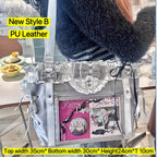 Neue Y2K Süße Japanische Ita Bag Lolita Mädchen Transparente Umhängetasche Große Kapazität Umhängetasche Lässige Tasche DIY Display Handtaschen