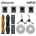 Dreame X50 Ultra/X50 Master/L50 Pro Ultra/L40S Pro Ultra/L40s Ultra/MOVA V50 Ultra Ersatzteile Hauptbürste Filter Mopptuch Staubbeutel