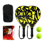 Neueste Tennisschläger 2026 | Padelschläger, aus ultraleichtem Kohlefasermaterial, mit starker Elastizität und guter Qualität