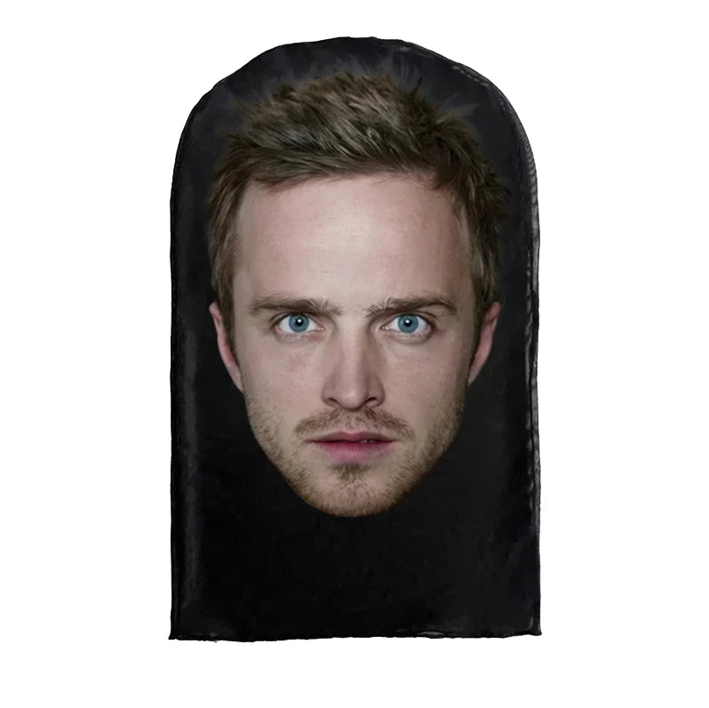 Neue 3D-gedruckte Kanye Maske Drake Elastisches Mesh Vollgesichtsmaske für Unisex Cosplay Kopfbedeckung Party Simulation Sturmhaube Mütze Kopfbedeckung