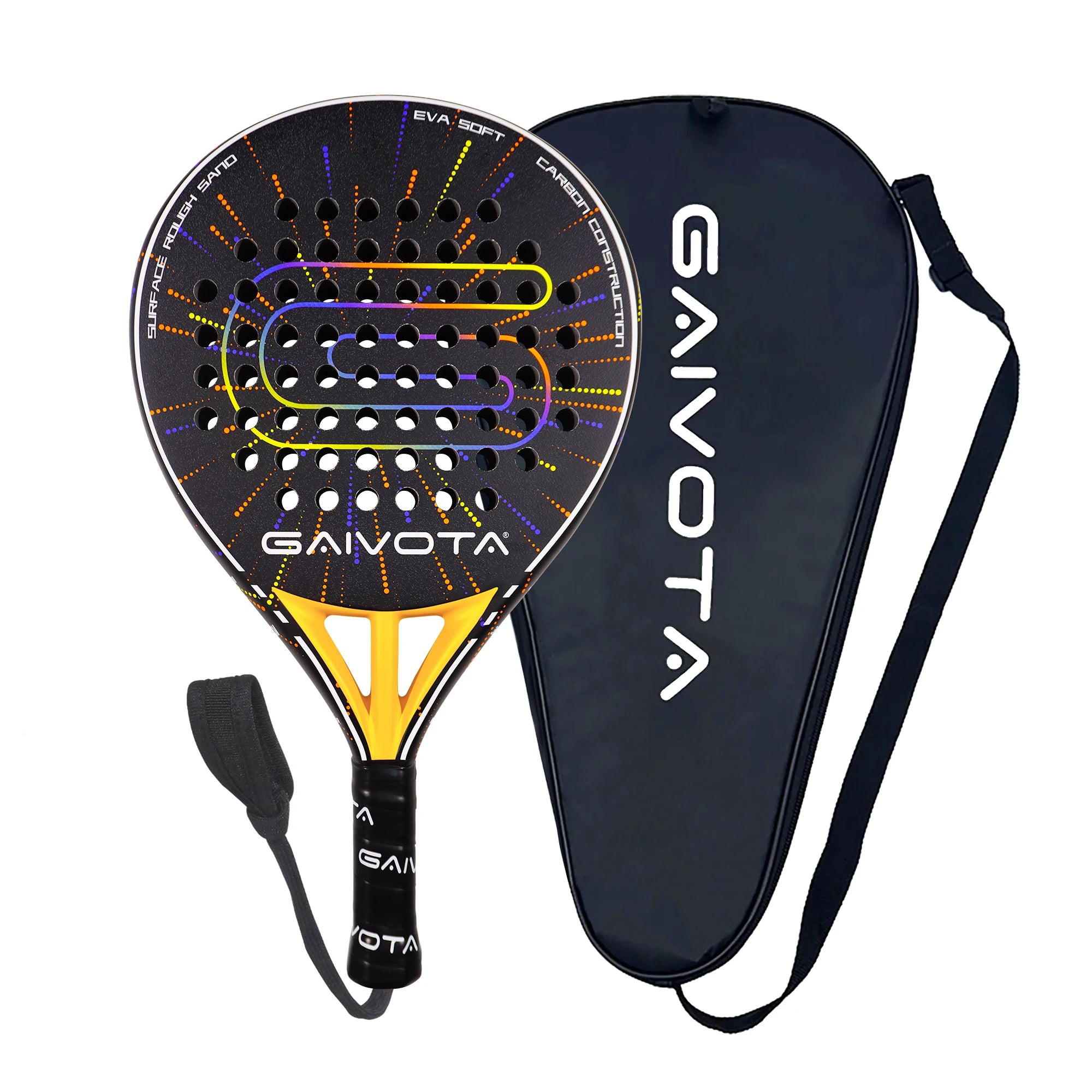 GAIVOTA 2026 neues Debüt PX30 Padel Tennisschläger Karbonfaser-Oberfläche EVA-Memory-Schaum-Kern Padelschläger