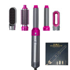5-in-1 Haartrockner-Heißluftbürsten-Set, professioneller Lockenstab, Haarglätter, Styling-Werkzeug für professionelle Haartrockner im Haushalt