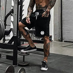 Sommer-Sport-Shorts, atmungsaktiv, Mesh, Herren, Kordelzug, elastische Hose, Lauftraining, Outdoor, Fitness, Jogging, gerade