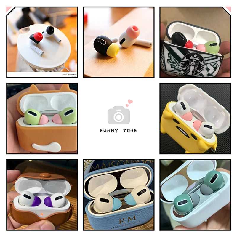 For Apple AirPods Pro 2 Ear Tips Earbuds Cover Silicone Replacement Tips Air pod Earplugs Earpads Pads Headphones Case Accessory