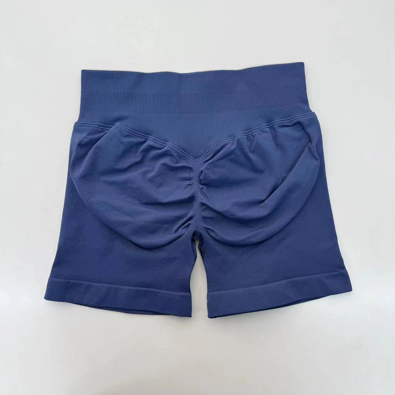 Impact Shorts 4.5" Nahtlos, hochelastisch, niedrig gerippter Bund, dezenter Po-Kontur-Shorts, Fitness Workout Yoga Gym Shorts