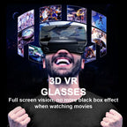 Virtual Reality 3D VR Headset Smart Glasses Helm für Smartphones Handy Mobile 7 Zoll Linsen Fernglas Brille Geräte