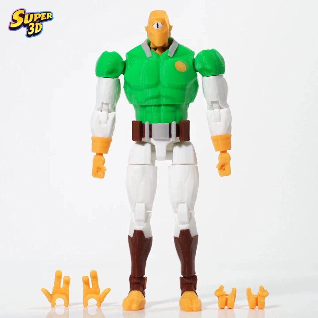 In Stock New 3d Printed Invincible Toys Action Figures T13 Dummy 13 Superheroes Multi-Jointed Movable Shapeshift Toys