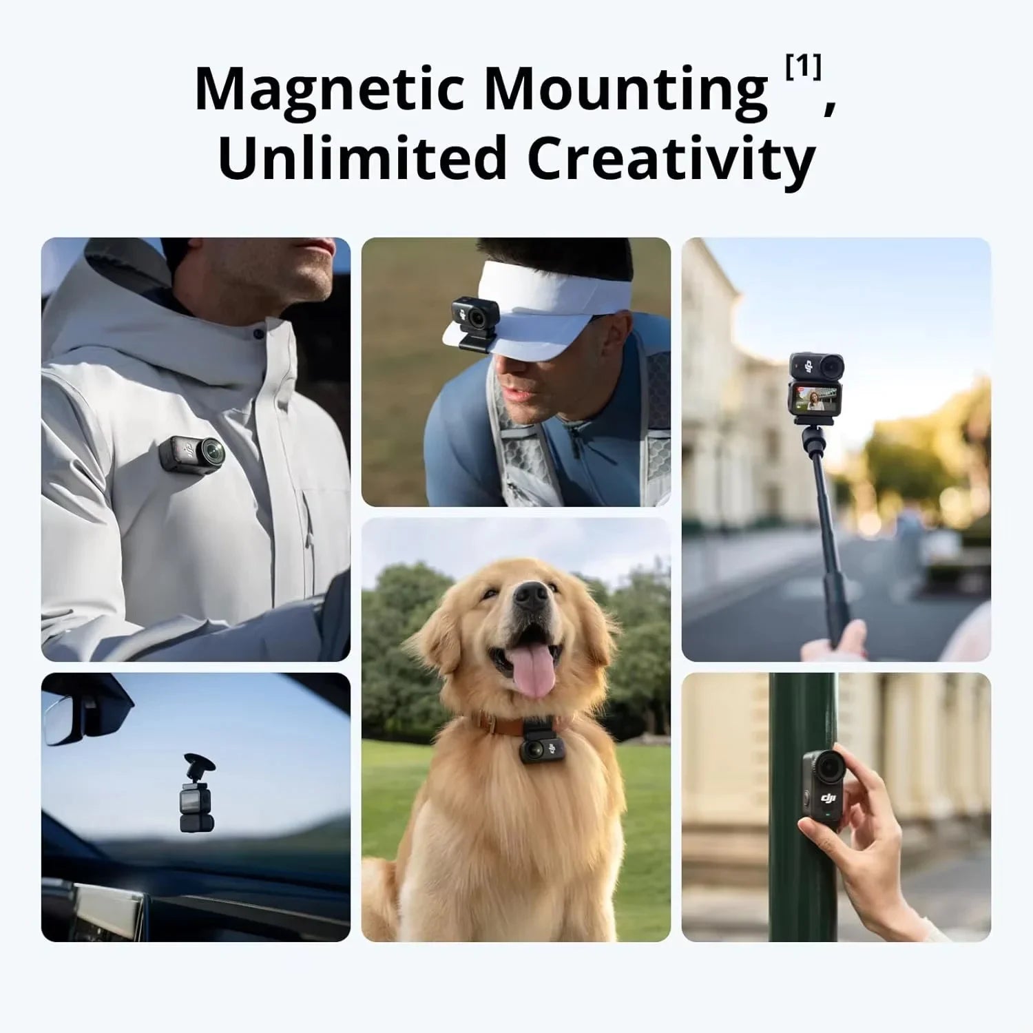 DJI Osmo Nano Bundle Standard 128G / 64GB kleine Kamera Vlog 4K/60fps & 60° Weitwinkel-Sichtfeld völlig neuartiger 1/1.3" Sensor dual DJI Mikrofone