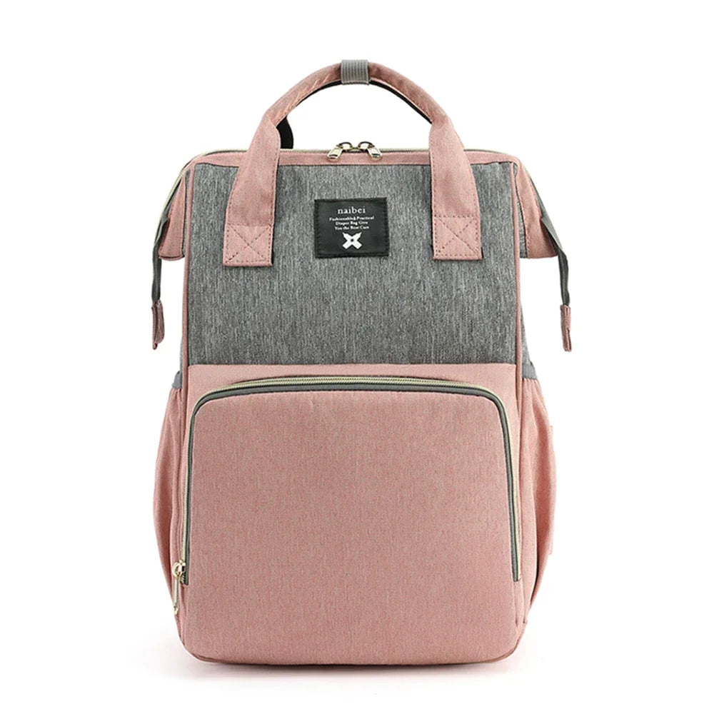 Wickeltasche Baby Wickeltasche Wasserdichter Rucksack Mode Mama Mutterschaft Markenrucksack für Mütter
