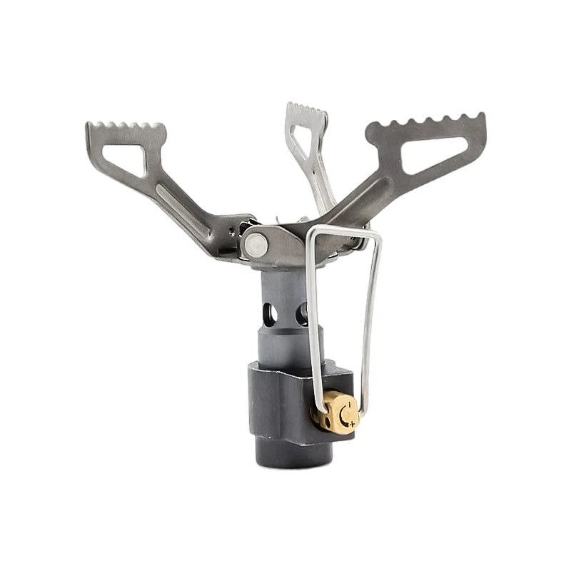 BRS Outdoor Gas Stove Mini Camping Gaskocher 25g Ultraleicht Titan Picknick Wanderkocher Überlebensofen BRS-3000T