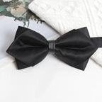 1PCS Bow Ties Butterfly Party Wedding Men Tie Black Adjustable Bowknot Bowtie Classic Butterfly Adult Accessories Business Gift