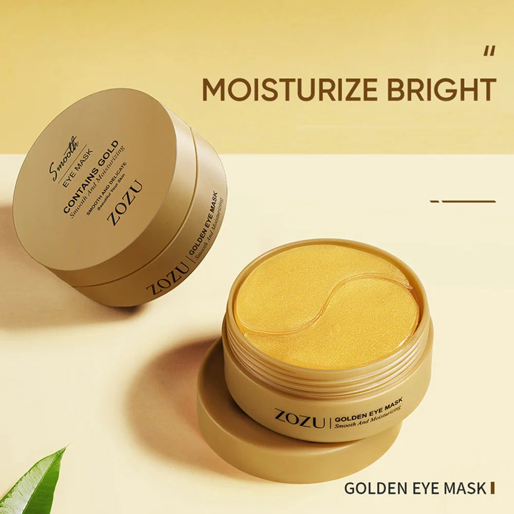 "30 Stk. 24K Gold Augenmasken-Pads – Anti-Aging & Behandlung dunkler Augenringe, feuchtigkeitsspendender Kollagen-Boost für geschwollene Augen"