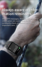 Elektronische Smartwatch BT-Anruf Herzfrequenzmesser Smartwatch Fitness Tracker Wasserdichte Sportuhren für Männer Frauen Android 2026