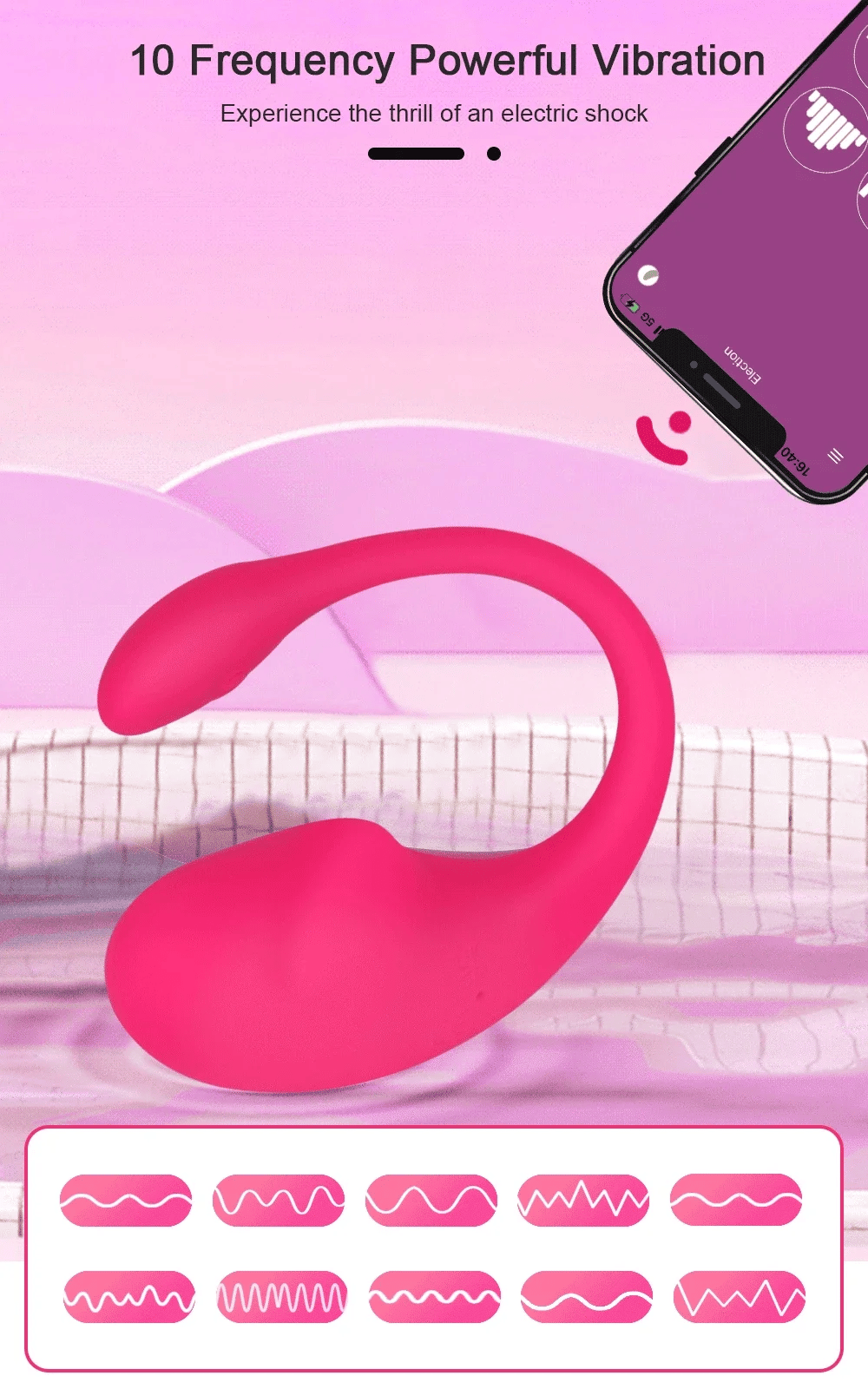 Kabelloser Bluetooth G-Punkt Vibrator für Frauen APP Fernbedienung Tragbares vibrierendes Ei G-Punkt Klitorisstimulator Sexspielzeug für Erwachsene