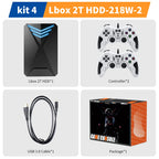 JMachen Hyper Base Lbox Retro-Spielekonsole für PS4/PS3/Switch/PS2/Wii/WiiU/PS1 Launchbox 2TB Gaming-HDD mit über 4200 PC-/3D-Spielen